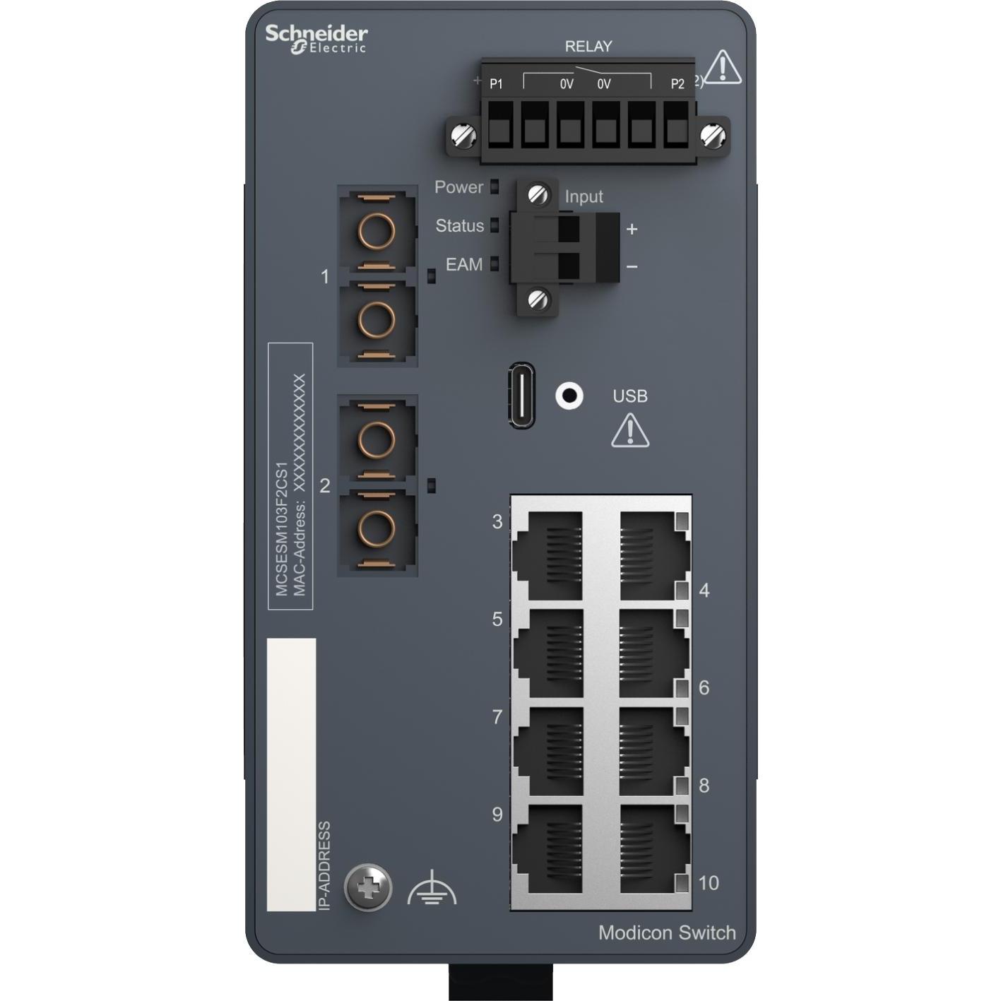 Thumbnail - Schneider Electric MCSESM103F2CS1 (8 Ports), Netzwerk Switch