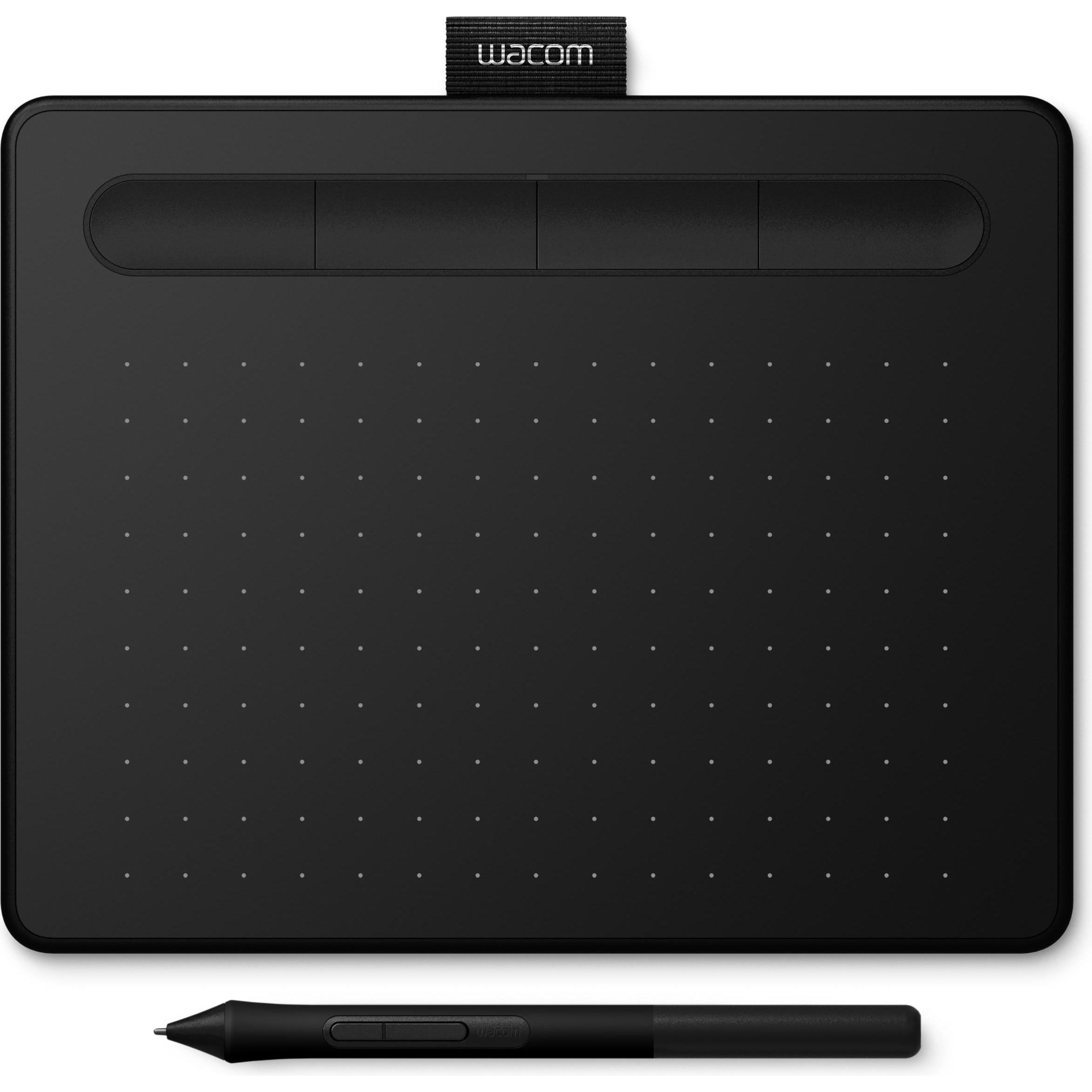 Wacom Intuos S (7", 2540 lpi), Tavoletta grafica, Nero
