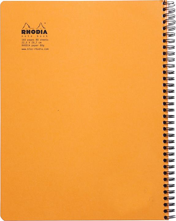 Actual product image Rhodia Classic (A4+, Checked, Hardcover)
