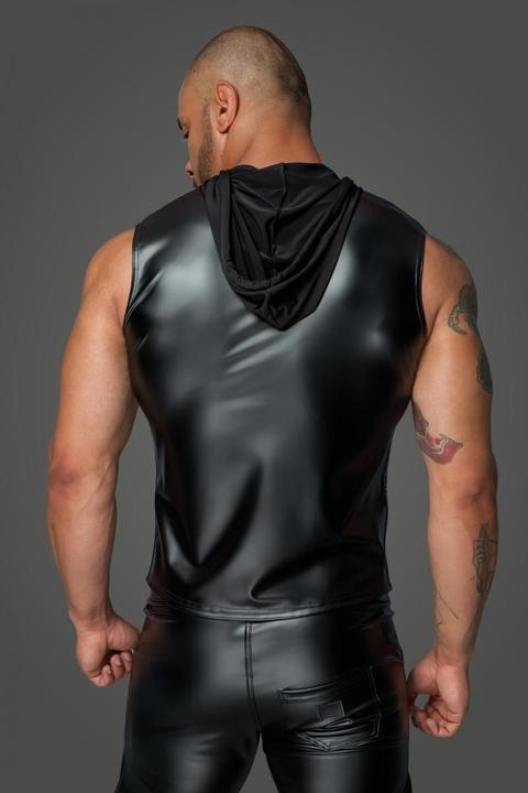 Actual product image Noir Handmade hooded shirt (XXL)