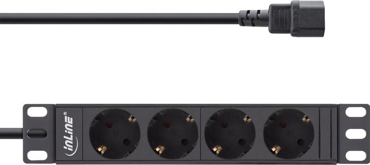 Produktbild InLine 10" Steckdosenleiste (4 x, C14, 2 m)