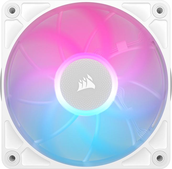 Produktbild Corsair RX MAX RGB Series, iCUE LINK RX120 MAX RGB White, 120mm RGB Fan, Single Fan (120 mm, 1 x)