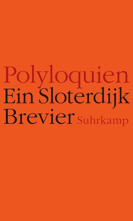 Produktbild Polyloquien (Deutsch, Peter Sloterdijk, 2018)