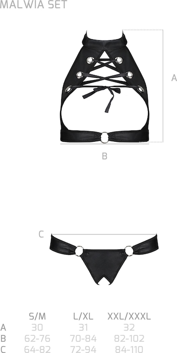 Immagine prodotto Passion Set di reggiseni "Malwia (L)