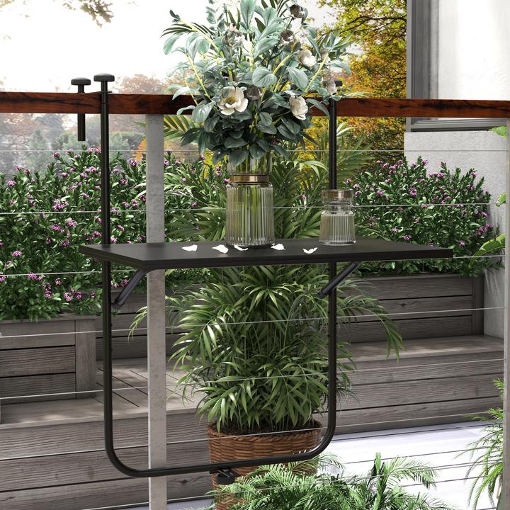 Image du produit Outsunny Table de balcon suspendue (60 cm)
