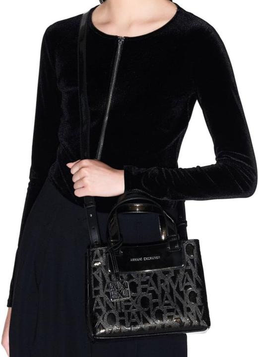Immagine prodotto Armani Exchange Borsa a Tracolla con Stampa Nera