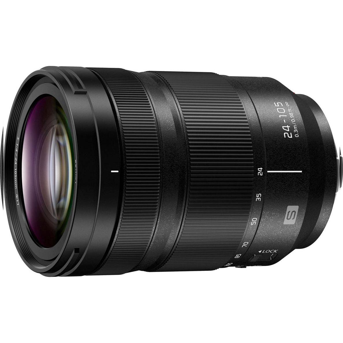 Panasonic LUMIX S 24-105mm F4 MACRO OIS (S-R24105) (L-Mount), Objektiv, Schwarz