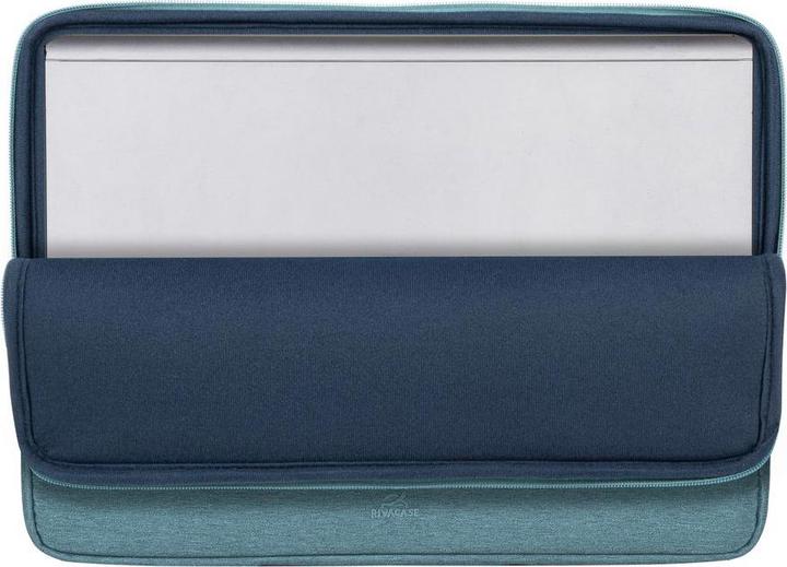 Actual product image Rivacase NB Sleeve Suzuka aquamarine 7705 (15.60", Universal)