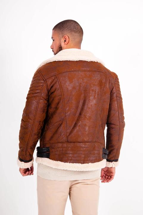 Produktbild Sixth June sherpa lederjacke (L)