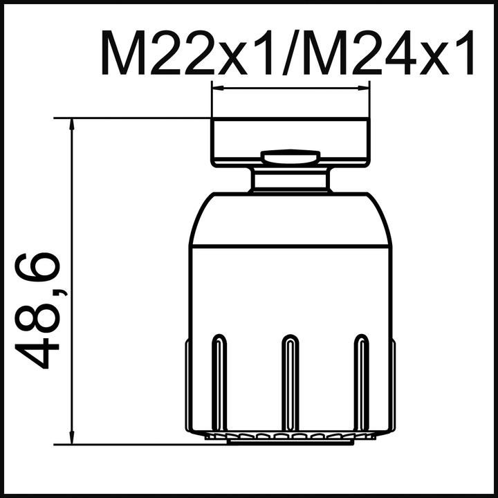 Actual product image Neoperl Water saving kitchen shower