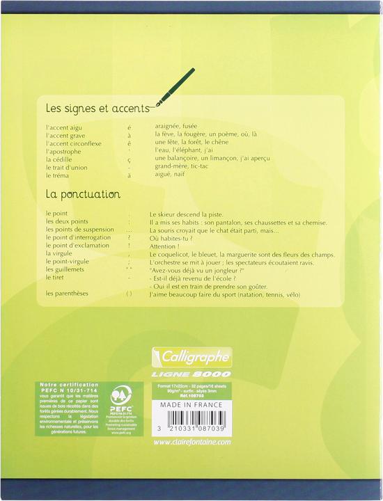 Image du produit Calligaphe Ligne 8000 CARTE (Couverture souple)