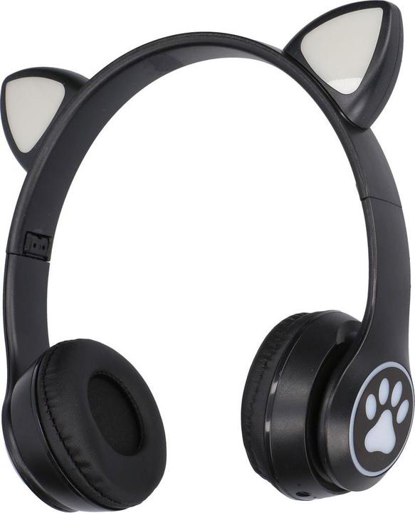 Produktbild Extralink Kids Cat Ears Wireless Headphones Black