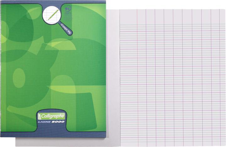 Image du produit Clairefontaine Ligne 8000 CARTE (A5, Pointillés, Couverture souple)