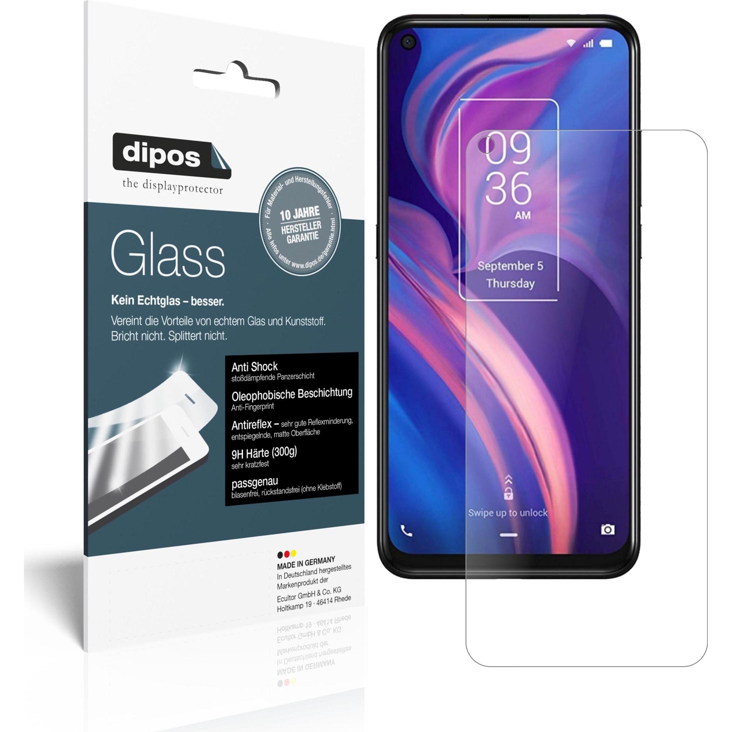 Dipos Displayschutz Anti-Shock (2 Stück, TCL Plex), Smartphone Schutzfolie, Transparent