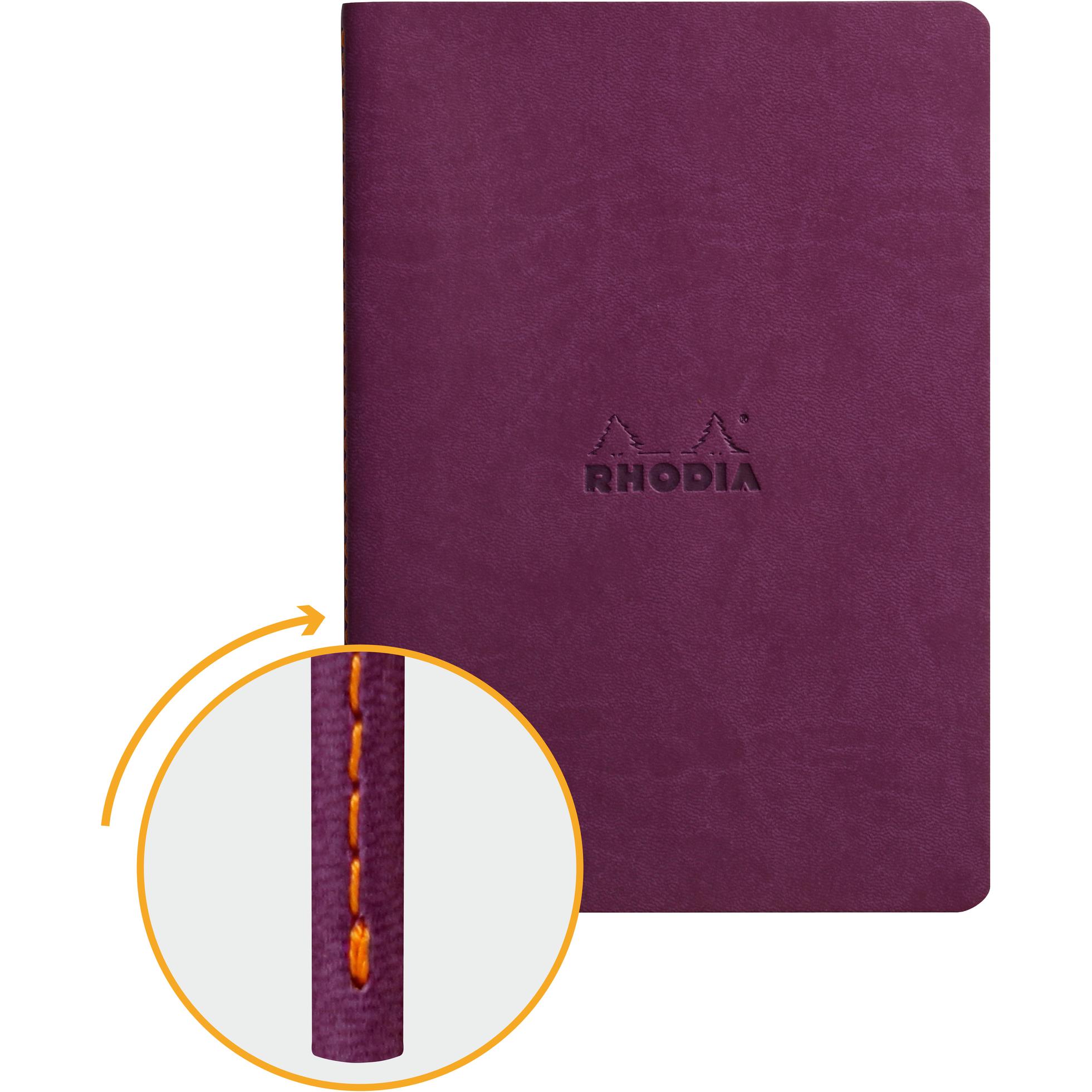Rhodia, Heft + Block, Notizbücher und Notizhefte Rho (A5, Kariert, Harter Einband)