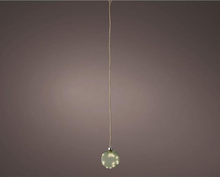 Image du produit Lumineo LED Micro LED Boule vert/blanc chaud 10cm