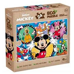 Lisciani Puzzle 24 Mickey Mouse Eco doppelseitig