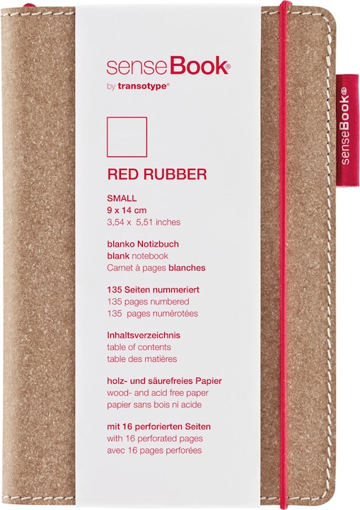 Image du produit Transotype livre de sens Caoutchouc rouge (A6, Blanc, Couverture rigide)