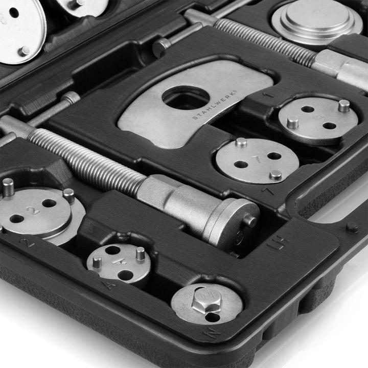Produktbild Stahlwerk Bremskolben Rücksteller Set 22tlg Kolben Rücksteller Rückstellwerkzeug