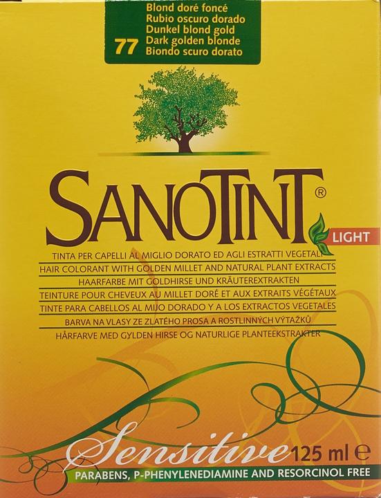 Produktbild Sanotint Sensitive Light Haarfarbe 77 dunkelblond gold (77)