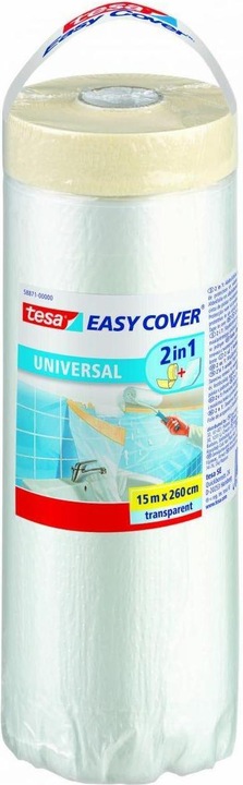 Immagine prodotto tesa 58871-00000-00 Plástico protector + cinta de pintar, Trasparente (2600 mm)