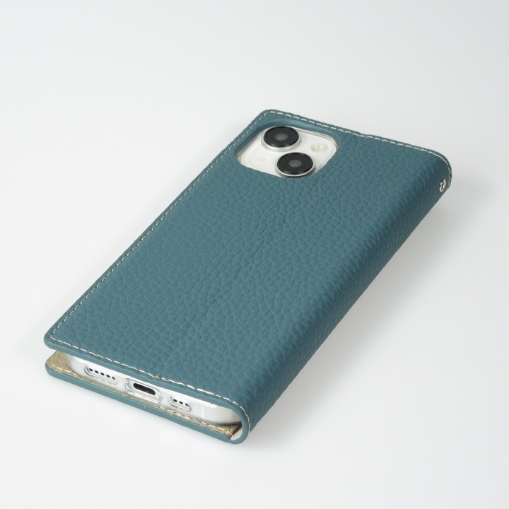 Produktbild PhoneLook Hülle Flip 3D echtes genarbtes Rindsleder (Apple iPhone 15)