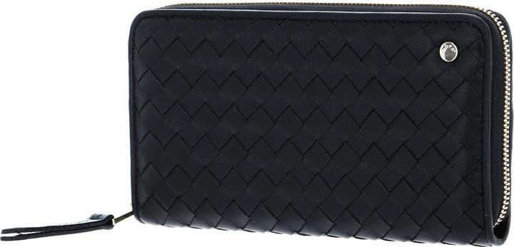 Actual product image Abro Leather Piuma Weaving Zip Wallet