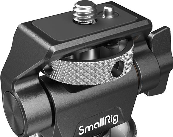 Image du produit SmallRig Support de moniteur pivotant et inclinable avec fixation par griffe froide (Accessoires pour moniteurs)