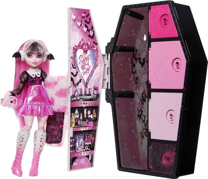 Actual product image Monster High Hidden Treasures Draculaura