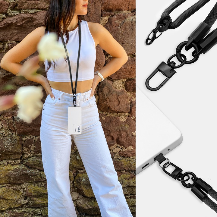 Produktbild Cadorabo Handykette für Samsung Galaxy S3 / S3 NEO Necklace Hülle mit verstellbarem Kordelband