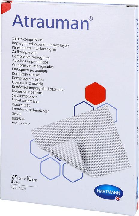 Actual product image IVF Hartmann Salbenkompressen 7.5x10cm steril