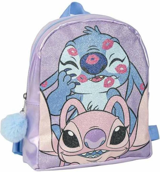 Stitch Lässiger Rucksack Lila 19 x 23 x 8 cm