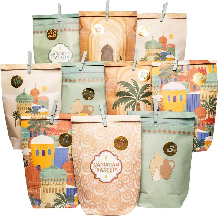 Papierdrachen Ramadan Kalender (90x)