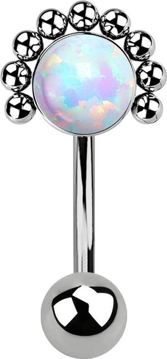 Produktbild Star Piercing Flared Tunnel vergoldet Baum des Lebens (ohne Messing, Titan)