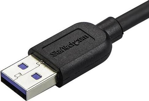 Image du produit StarTech Câble Slim Micro USB 3.0 50 cm, coudé à gauche - Câble de connexion USB 3.1 Gen 1 (5 Gbit/s) (0.50 m, USB 3.2 Gen 1)