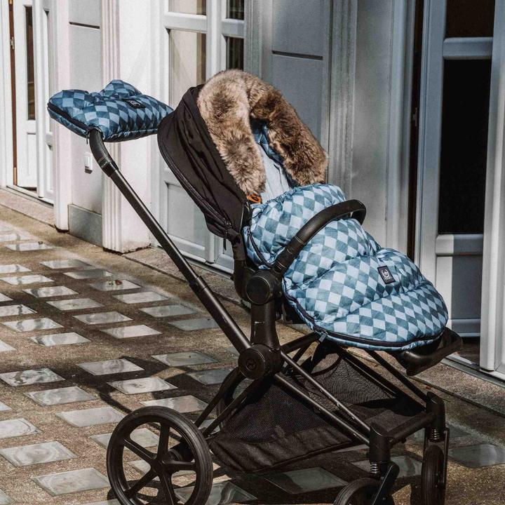 Actual product image La Millou footmuff-aspen-prince-chessboard