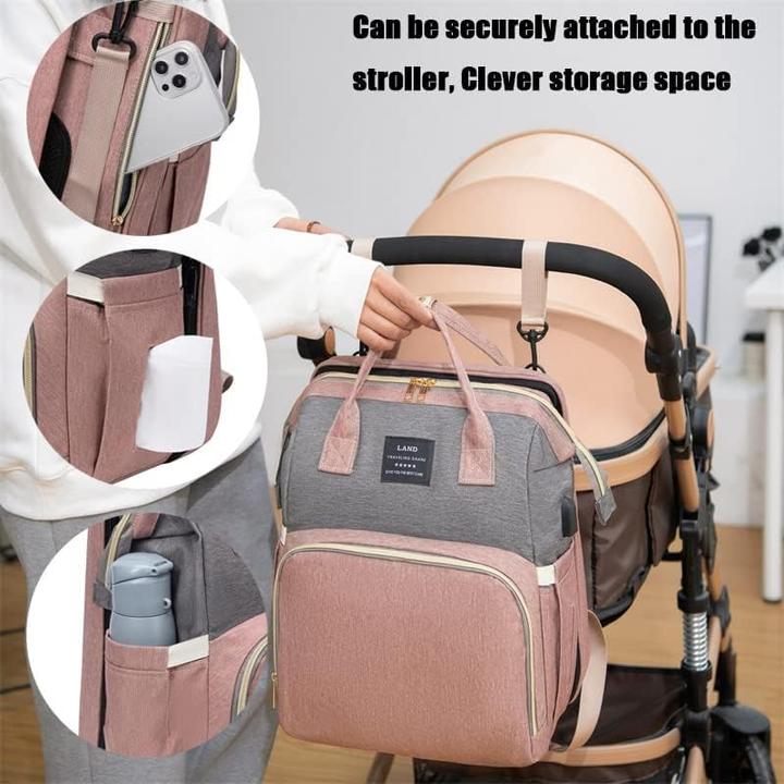Actual product image Yudoxn Multifunktionaler Wickeltaschen-Rucksack mit Wickelunterlage