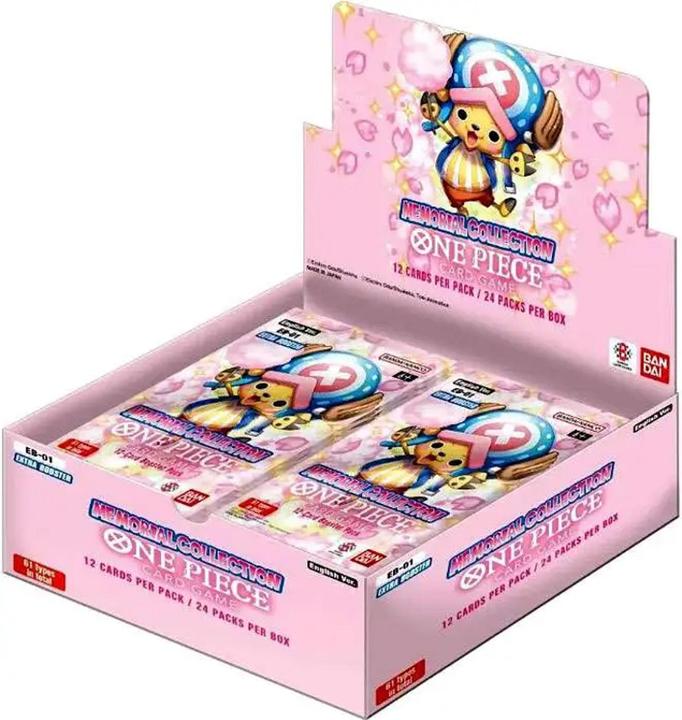 Image du produit One Piece Memorial Collection EB-01 Extra Booster Display - Card Game - EN (Anglais, Affichage du booster)