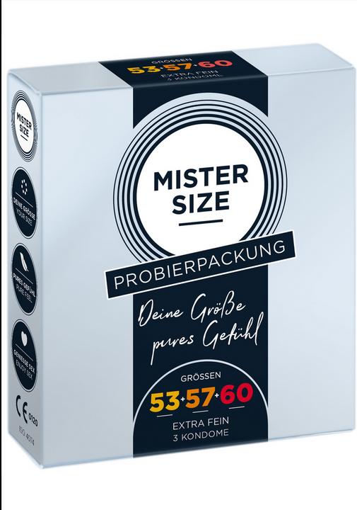 Image du produit Mister Size Moyen (53-57-60) (3 pcs)