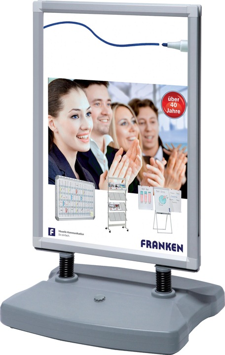 Image du produit Franken Panneau d'affichage extérieur avec pied remplissable (A1)