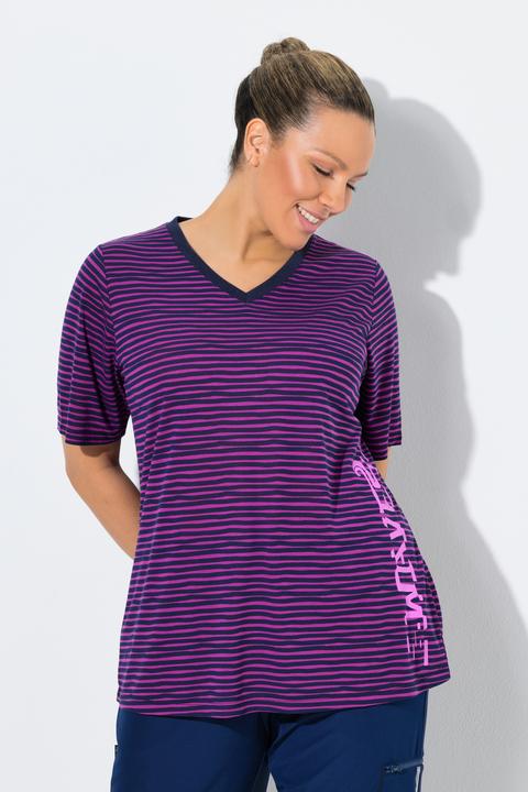Actual product image Ulla Popken Striped Antibacterial Tee (50, 52)