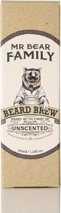 Actual product image Mr. Bear Family Beard Brew Unscented (30 ml)