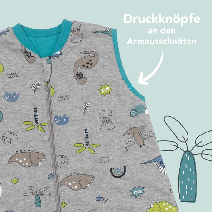 Actual product image Schlummersack Sleeping Bag with Feet & Foldable Feet Covers - 1.0 TOG (100 cm, 1.0 TOG, Autumn, Spring)