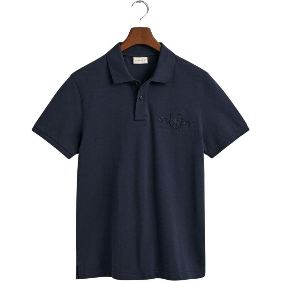 GANT, Herren, Shirt, Tonal Shield, Blau, (L)