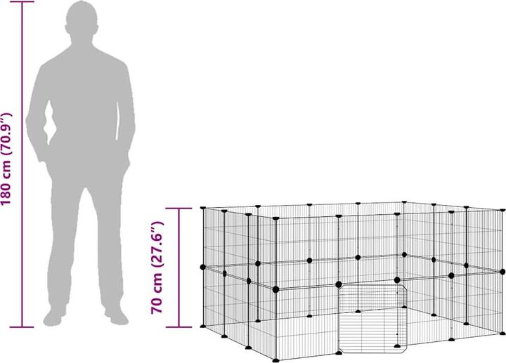 Produktbild vidaXL Haustierkäfig