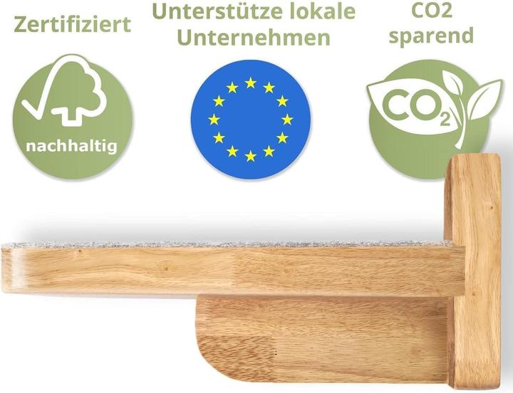 Produktbild Woowood Katzen Kletterwand-Set (Braun)