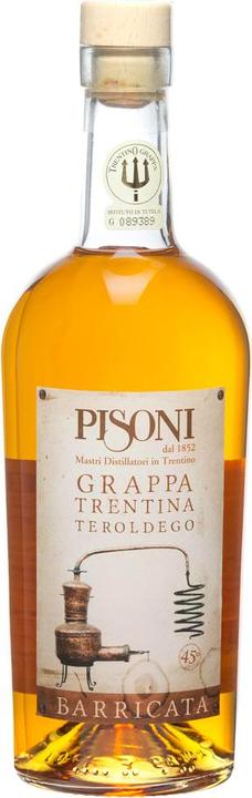 Produktbild Pisoni Grappa Barricata Teroldego