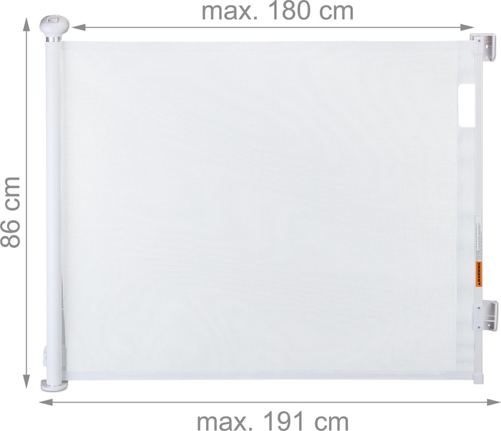 Actual product image Relaxdays safety gate (70 cm)