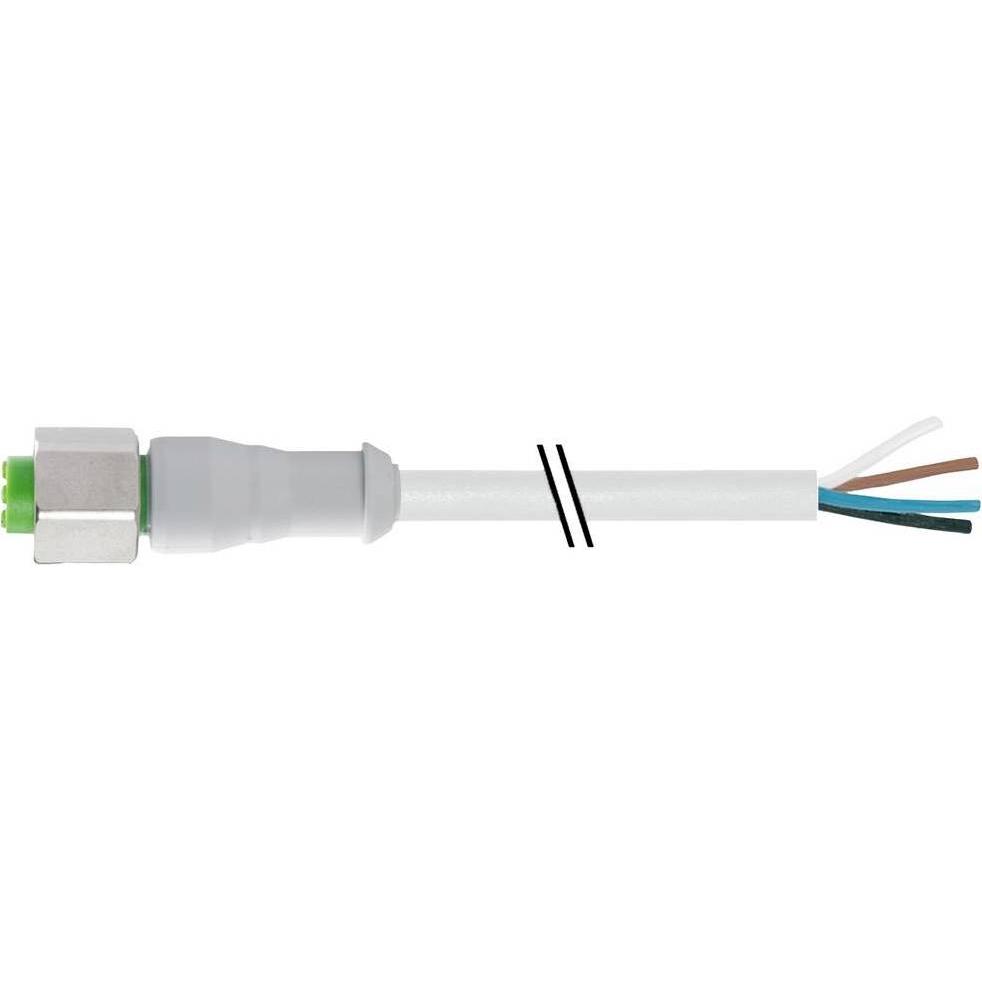 Murr Elektronik M12 Bu. ger. mit freiem Leitungsende, Elektronikkabel + Stecker, Grau
