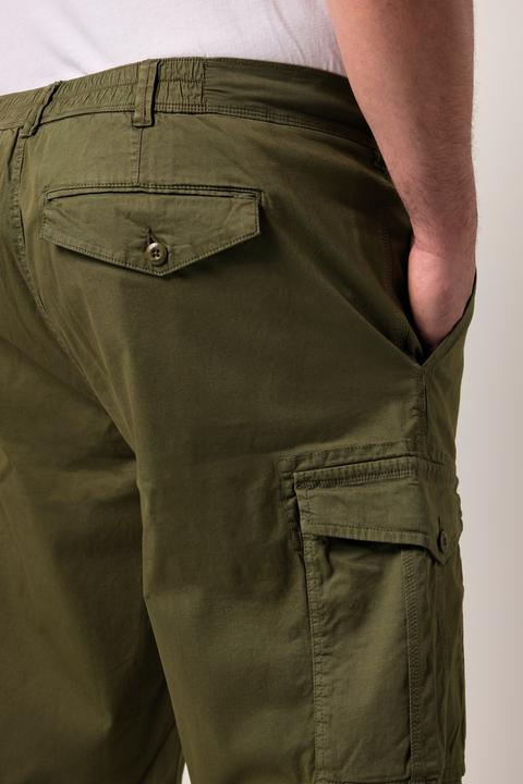 Actual product image Men+ Cargo-Bermuda, Baggy Fit, Twill, Elastikbund, bis 72 (66)